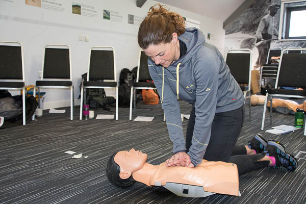 Wilderness first aid course CPR