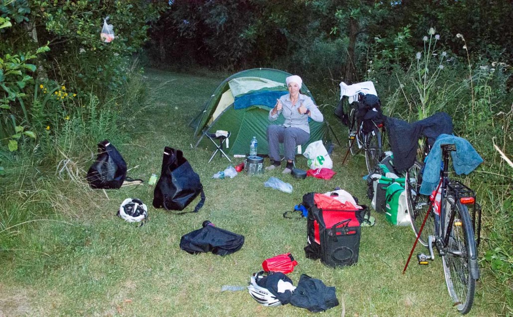 Wild camping in France