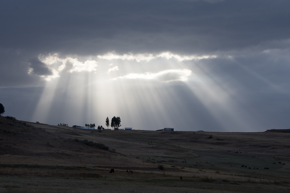 The clouds threatened but we still haven't cycled in the rain since Romania