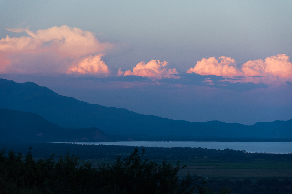 Stunning view from the Bekele Mola hotel in Arba Minch. But don't bother staying or eating there.