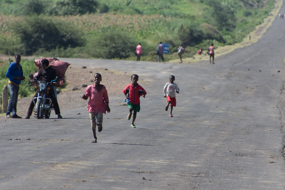 Kids would run for miles for the chance to shout at us