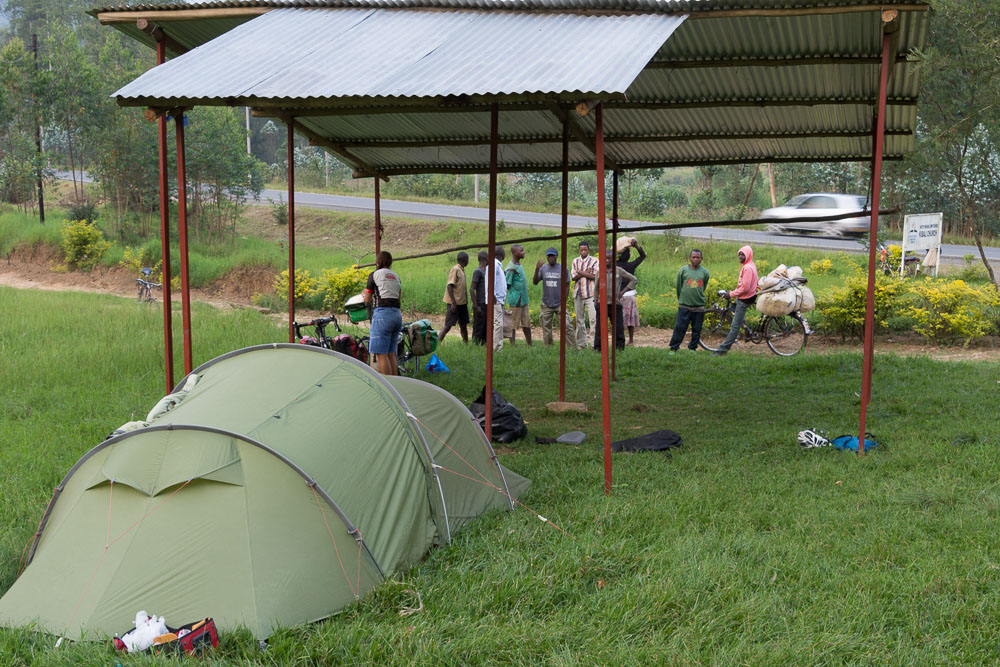 Within moments of arriving, our presence drew a crowd of people which grew to be as large as 100 by sunset time!